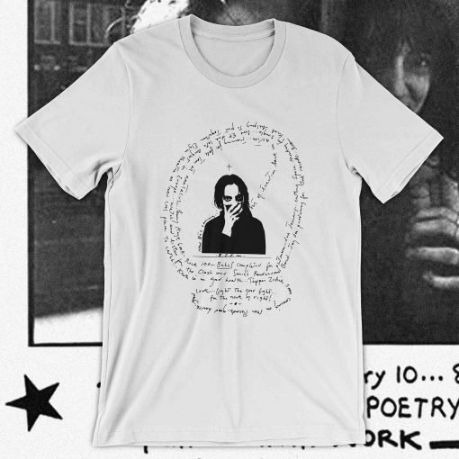 patti smith poem bella canvas 3001 front white