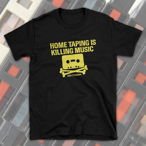 Home Taping Is Killing Music Gildan 64000 Black