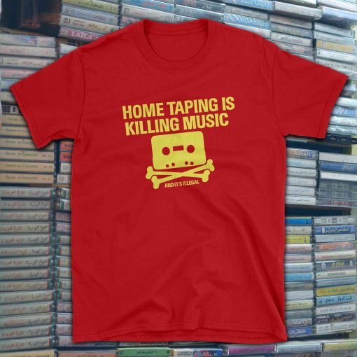 Home Taping Is Killing Music Gildan 64000 Red