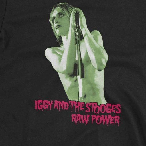 Iggy and the stooges row power gildan 64000 black detail 2