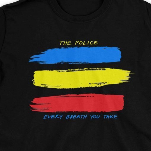 The Police Every Breath You Take T Shirt Detail