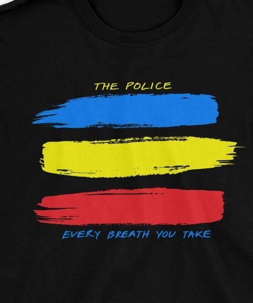 The Police Every Breath You Take T Shirt Detail